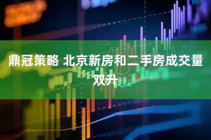 鼎冠策略 北京新房和二手房成交量双升