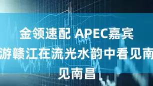 金领速配 APEC嘉宾夜游赣江在流光水韵中看见南昌